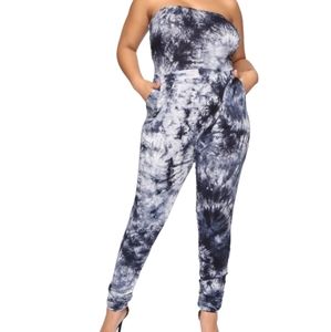 32.) Tye Dye Jumpsuit NWT